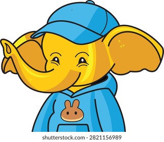  This cartoon elephant Style High quality vectors file commercial use
