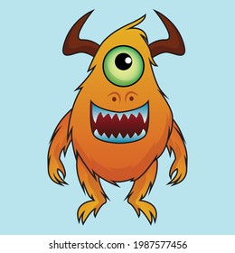 This is cartoon monster character