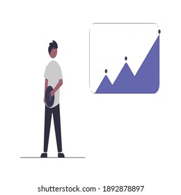 Esta caricatura se usa para mostrar estadísticas o rentabilidad y aumentar el volumen de una categoría. Se puede utilizar para fomentar la inversión.