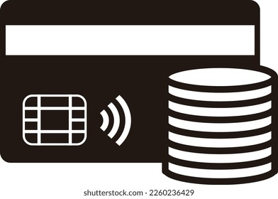 This is a cash advance loan icon illustration.