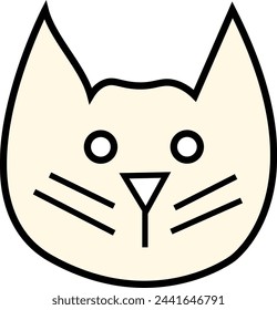 This is a cat design icon