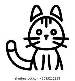 This Cat icon is suitable for veterinary, pet lover, animal shelter, etc.