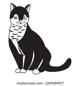 This Cat is Looking at Something, Vector