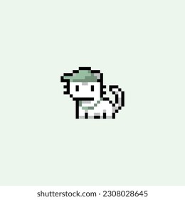 this is a cat in pixel art with colorful color,this item good for presentations,stickers, icons, t shirt design,game asset,logo and project.