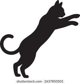 This cat silhouette vector pack includes a wide range of cat silhouettes perfect for any project. Each cat silhouette is designed with precision, and  cat silhouette, sitting  silhouette.