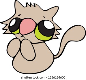 This cat wants some food! 