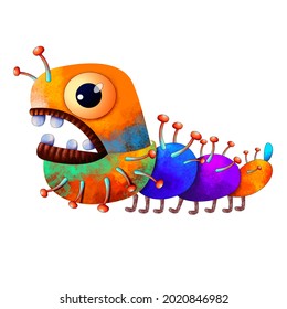 This caterpillar's name is Konggo he is very cheerful and friendly