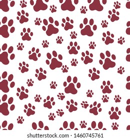 This cat's footprint is a cat's foot pattern that can be used for wallpaper and background