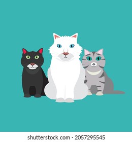 this is a cats illustration,
this illustration for the design of a pet store, children's books, child stickers and others related to pets