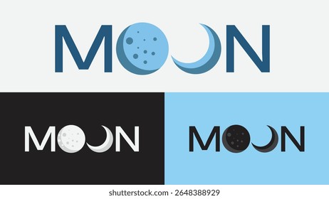 Este logotipo de inspiração celeste é perfeito para marcas de astronomia, produtos para dormir, aplicativos de marcas com tema noturno, noite, produtos para dormir astrologia e start-ups de tecnologia cósmica. Um logotipo moderno e criativo "MOON".
