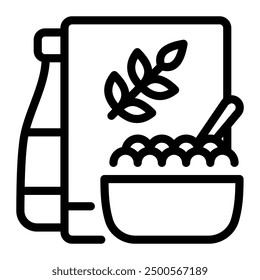 This Cereal icon is suitable for Groceries, Shopping, Ecommerce, etc.