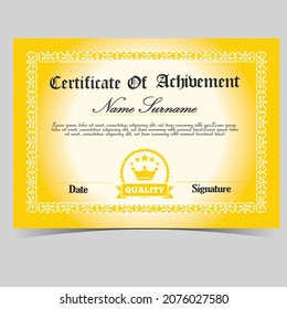 This is a Certificate Design