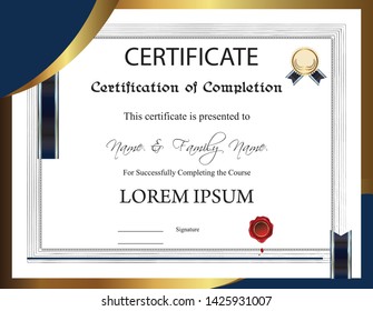 this  is a certificate template for event or busoness