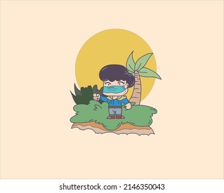 this is a character named tiko he is a very cheerful boy, he is a very concerned about cleanliness, get all tiko activities here