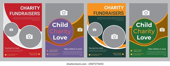 This Charity Flyer Template is perfect for promoting your fundraising events, donation campaigns, and nonprofit initiatives. With a modern and professional design, this editable flyer is available i