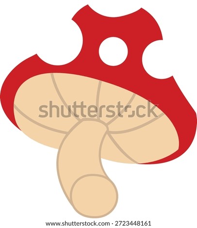 This charming and colorful digital illustration features a classic forest mushroom or toadstool, complete with a spotted cap and a sturdy base. Designed to represent themes of magic, childhood wonder, and the organic beauty of the natural world, this professional graphic is perfectly tailored for the nursery decor, children’s apparel, and fairytale-themed gifting industries. The aesthetic is defined by a flat, modern design style with rich saturated tones that ensure the fungus stands out in both digital and physical applications. The vector file is meticulously engineered with clean paths and closed loops, making it highly compatible with crafting hardware like Cricut or Silhouette for producing custom wall decals, decorative storage labels, and heat-press designs for linens. Conceptually, the mushroom symbolizes growth, mystery, and the enchanting atmosphere of a woodland floor. It serves as a high-value asset for boutique brand identities, preschool promotional materials, and whimsical lifestyle blog graphics. The scalable nature of the EPS format ensures that the intricate details of the spots and the soft curves of the stem remain distinct when resized for expansive wallpaper or small menu icons. This versatile element provides an inviting visual for all contexts related to entertainment and family gatherings, celebrating the magic of nature through polished artistic rendering that appeals to dreamers of all ages.