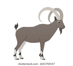This charming ibex vector collection is perfect for nature, adventure, and wildlife themed projects.