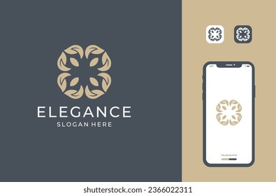 This charming logo design combines the vibrant beauty of flowers with the sleek modernity of the phone, creating an aesthetic combination of old and new.