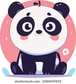  This charming and playful panda logo brings a sense of warmth, friendliness, and approachability. Featuring the iconic black and white panda, this logo exudes both simplicity and cuteness, making it 