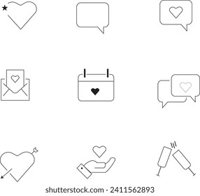 This charming Valentine vector icon is perfect for adding a touch of love to your designs. Featuring a beautifully crafted heart shape, adorned with intricate details warm color palette  veversatile.