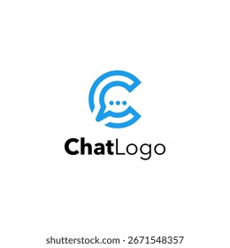 This is chat or letter C logo. Very simple and minimalist. Made from line style and suitable for your logo business.