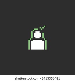 this check icon in pixel art with simple color and black background ,this item good for presentations, stickers, icons, t shirt design,game asset,logo and your project.