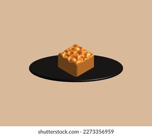 Esto es queso en el diseño de vectores de placa.