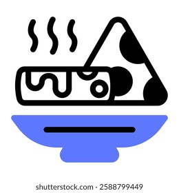 This Cheese Platter icon is suitable for Restaurant Menu, Food, etc
