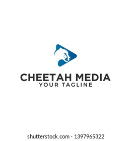 this is cheetah media logo design