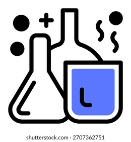 Este icono químico es adecuado para la farmacia.