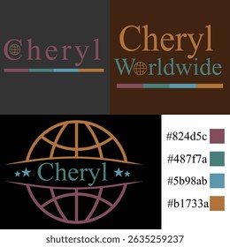THIS IS CHERYL LOGO DESIGN 