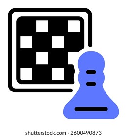 This Chess icon is suitable for School, Education, Edutainment, etc