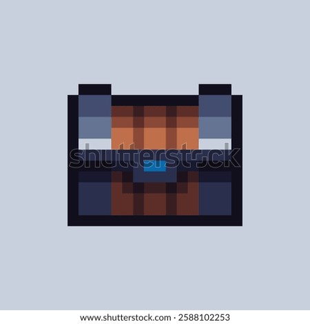 this is chest in pixel art this item good for presentations,stickers, icons, t shirt design,game asset,logo and your project.