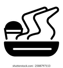This Chicken Wing icon is suitable for Restaurant Menu, Food, etc