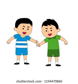 this child is playing a traditional game