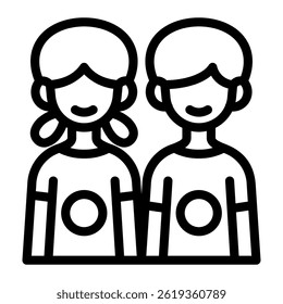 This Children icon is suitable for Family, Fathers Day, Family Day, etc