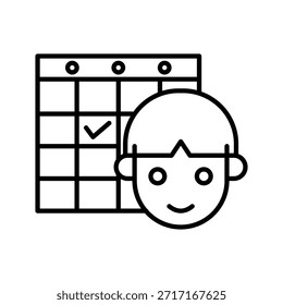Este es un icono del día del niño, uno de los iconos del conjunto de iconos del día internacional del niño.