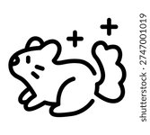 This Chincilla icon is suitable for animals and pets.