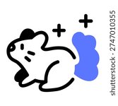 This Chincilla icon is suitable for animals and pets.