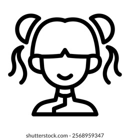 This Chinese girl icon is suitable for Chinese New Year, Lunar Festival or other Chinese Festival, etc.