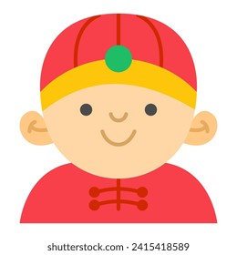This Chinese Man icon is suitable for Chinese New Year, Chinese Culture, China, Asia, etc.
