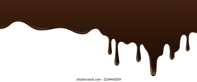 este es un material de diseño de goteo de chocolate.