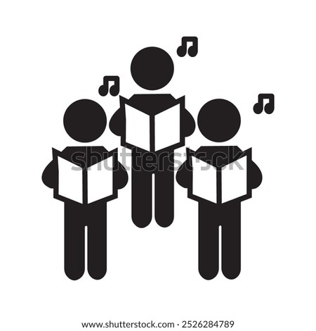 This Choir icon is suitable for music