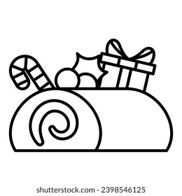 This Christmas Cake icon is suitable for The Birth of Jesus or Christmas, Religion, Christian, etc.