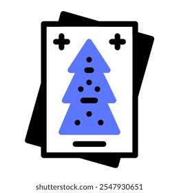 Este icono de tarjeta de Navidad es adecuado para las Navidades del Nacimiento de Jesucristo.