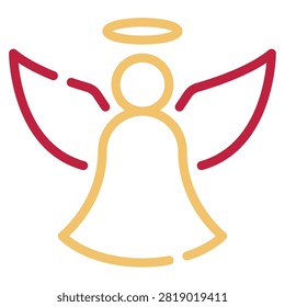 This Christmas flat vector