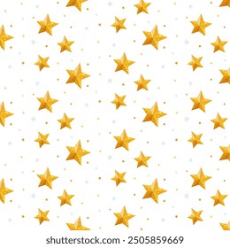 This Christmas pattern is made in a flat style with various iconic elements. Seamless background ideal for use in textiles, wallpaper and holiday decorations.
