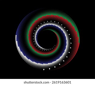 Esta imagem de design de linha de círculo com combinação de cores vermelho e branco é adequada para ícones, símbolos, etc.
Formato do vetor