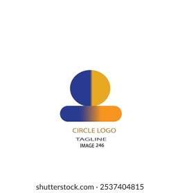 Este logotipo de círculo será usado para fins comerciais. 