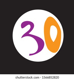 
This is a circle of thirty numbers